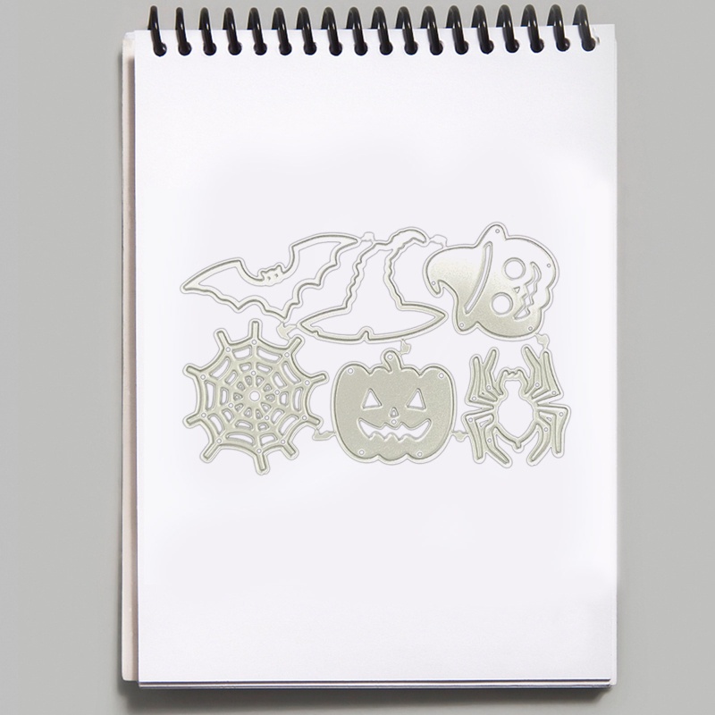 Cutting Dies Bahan Carbon Steel Tema Halloween Untuk Membuat Kartu Ulang Tahun / Scrapbook / Album