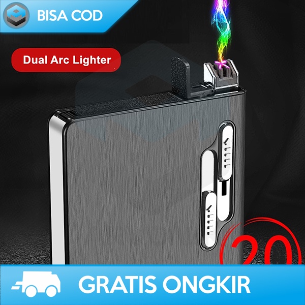 KOTAK BUNGKUS ROKOK PLUS KOREK ELECTRIC LAFAGIET B02 20 SLOT ORIGINAL