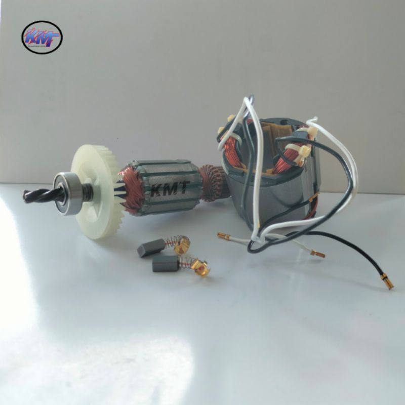 Paket Lengkap Armature Bantalan Stator Carbon brush Mt 80 paket Mesin Bor mt 80b