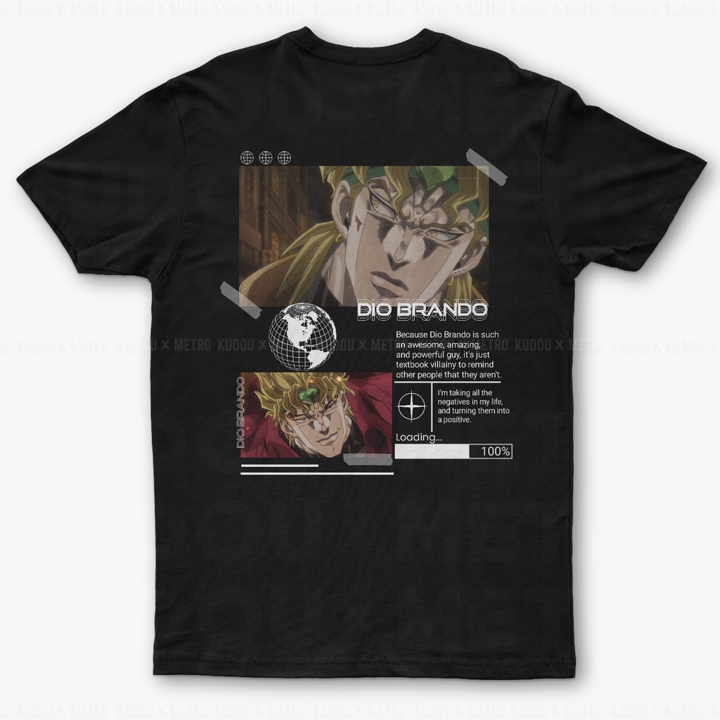 Tshirt Dio Brando Anime Manga Jojo's Bizarre Premium Unisex