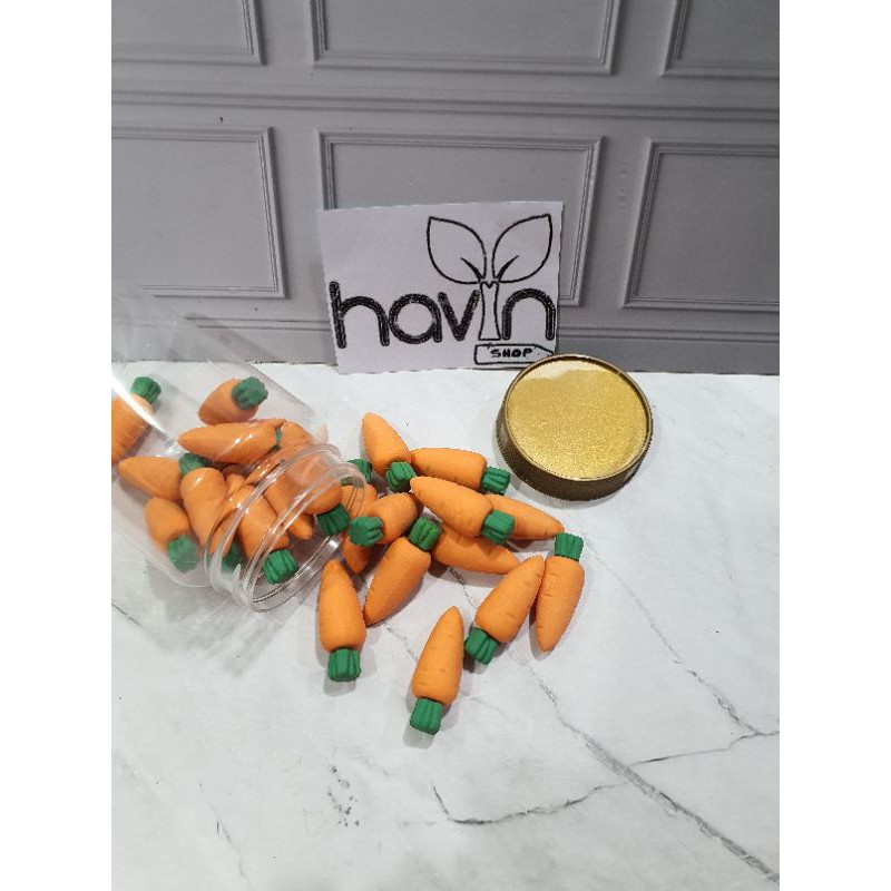 Stip/hapusan/penghapus murah lucu dalam TOPLES-WORTEL