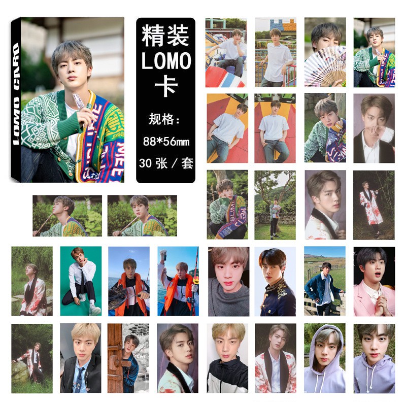 BLSM BTS kartu lomo card set 30 pcs love yourself summer bangtan boys kpop bt21