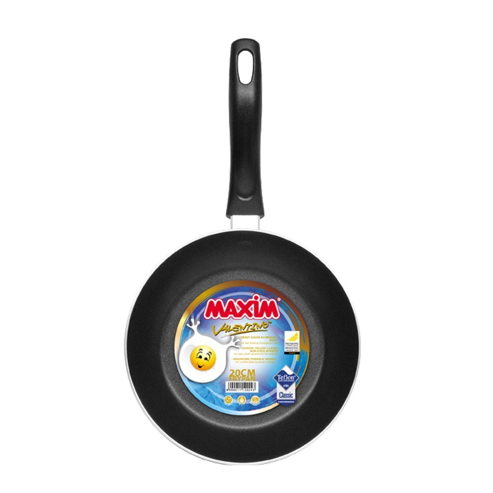 Maxim Teflon Valentino / Fry Pan 20 cm - VAL20FP | Shopee