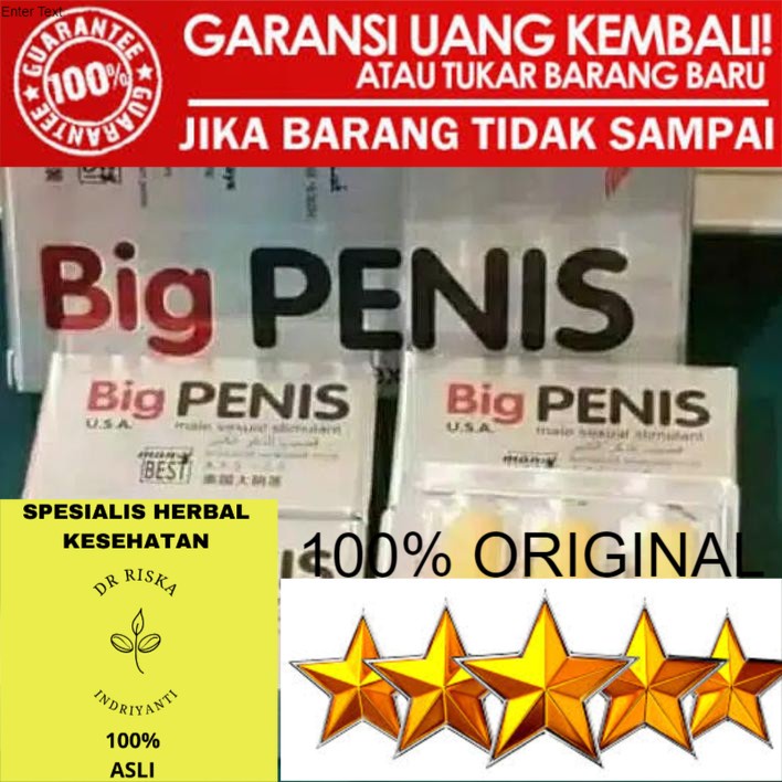 100% ASLI  BIG PENIS-ORIGINAL VITALITAS PRIA ASLI KUAT TAHAN LAMA ISTIMEWA ㅎ