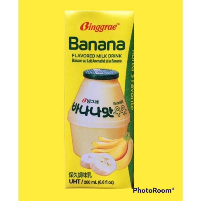 

susu UHT Binggrae Banana 200mL