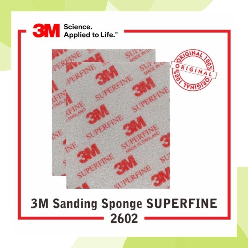 AMPLAS SANDING SPONGE SUPERFINE 3M / AMPLAS SOFTBACK FLEKSIBLE 3M 2602