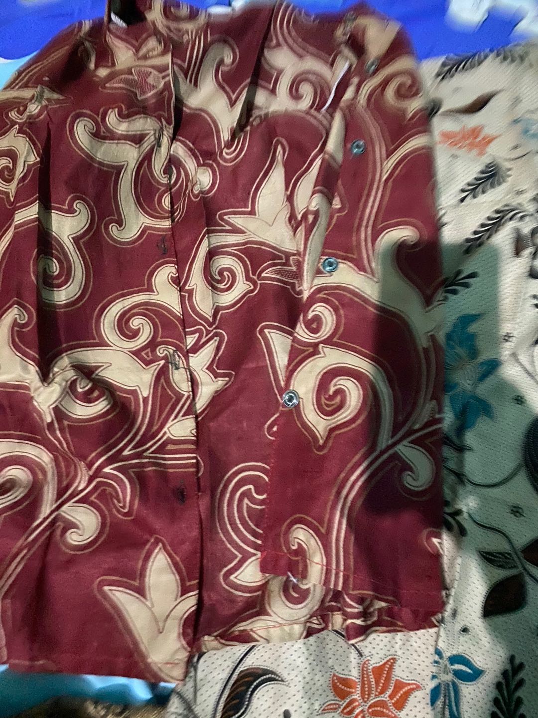 Batik Wanita Asj Sa Hrb026 Kenongo Kemeja Tosca Pendek