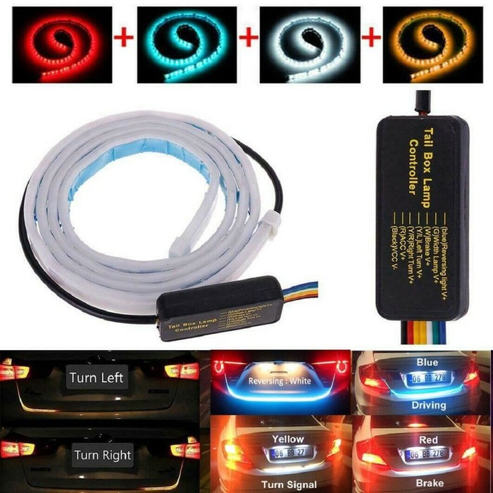 Lampu LED Rem Bagasi Bus Truk 24 Volt 120 CM / LED Tail Trunk Brake RGB