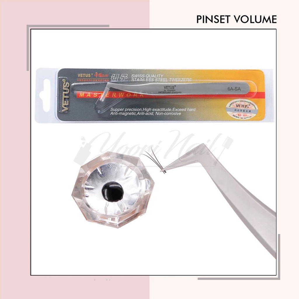 Pinset russian volume vetus ORI tweezers vetus original pinset eyelash extension pinset volume