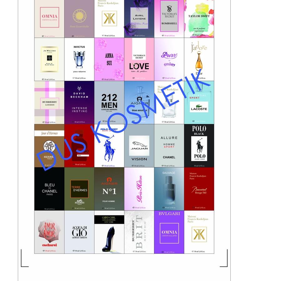 

✨NEW✨ PROMO VYynil Stiker Label A3+ Print dan Cutting Parfum kosmetik makanan minuman, pakaian dll !