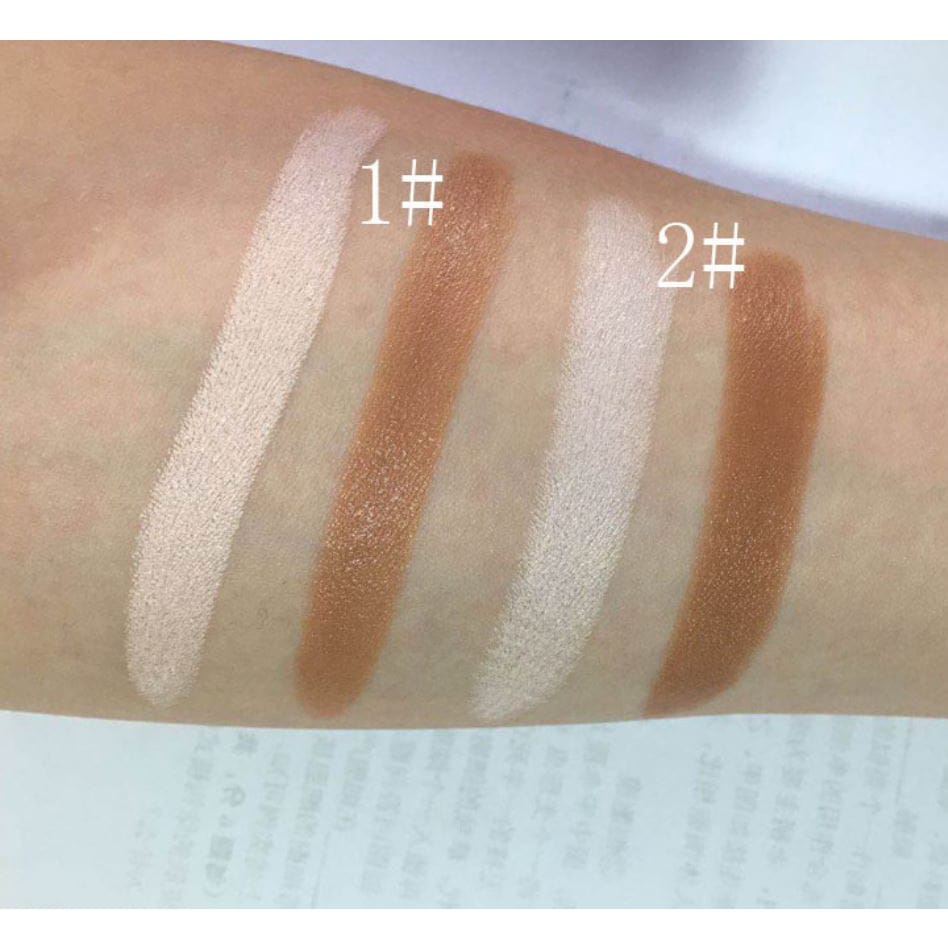 Lameila 1002 Contouring Stick Face Stick Colour Geometry Duo Concealer Stick Contour Make up Stick Murah