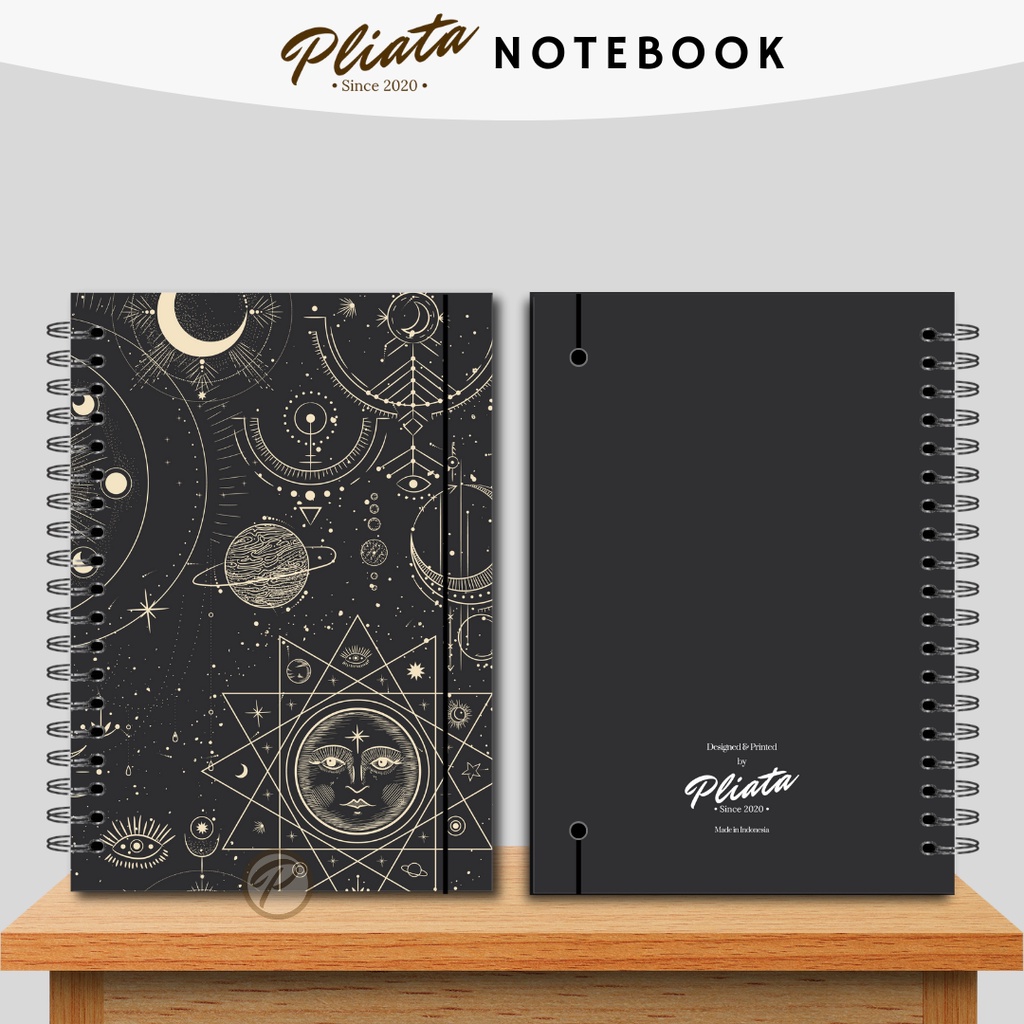 PLIATA NOTEBOOK SPIRAL - (PN56) Universe 2 - Softcover Doft Aesthetic Book Buku Tulis