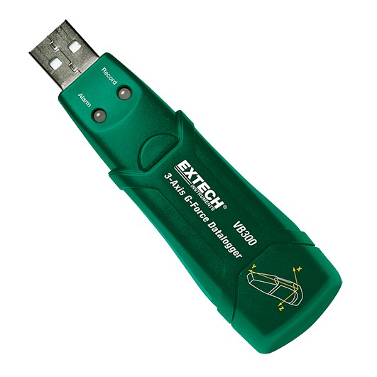 Extech VB300: 3-Axis G-Force USB Datalogger