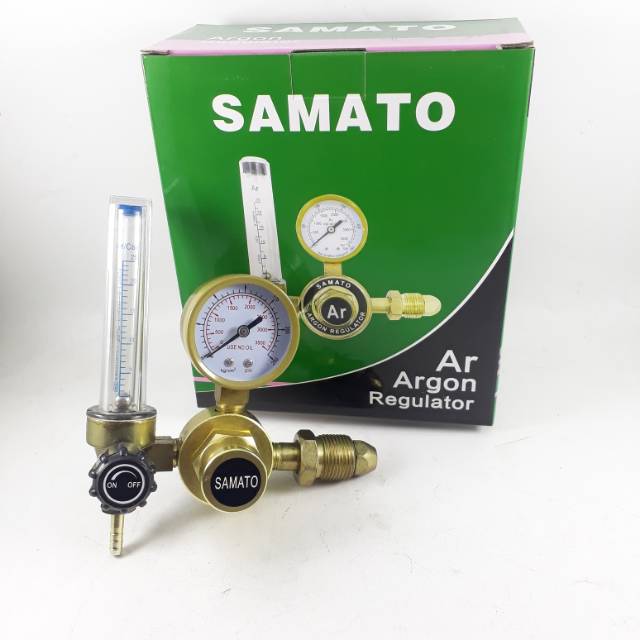 SAMATO Regulator Argon Samato Welder Las Regulator Las Karbit / SAMATO REGULATOR ARGON las yamato regulator gas argon