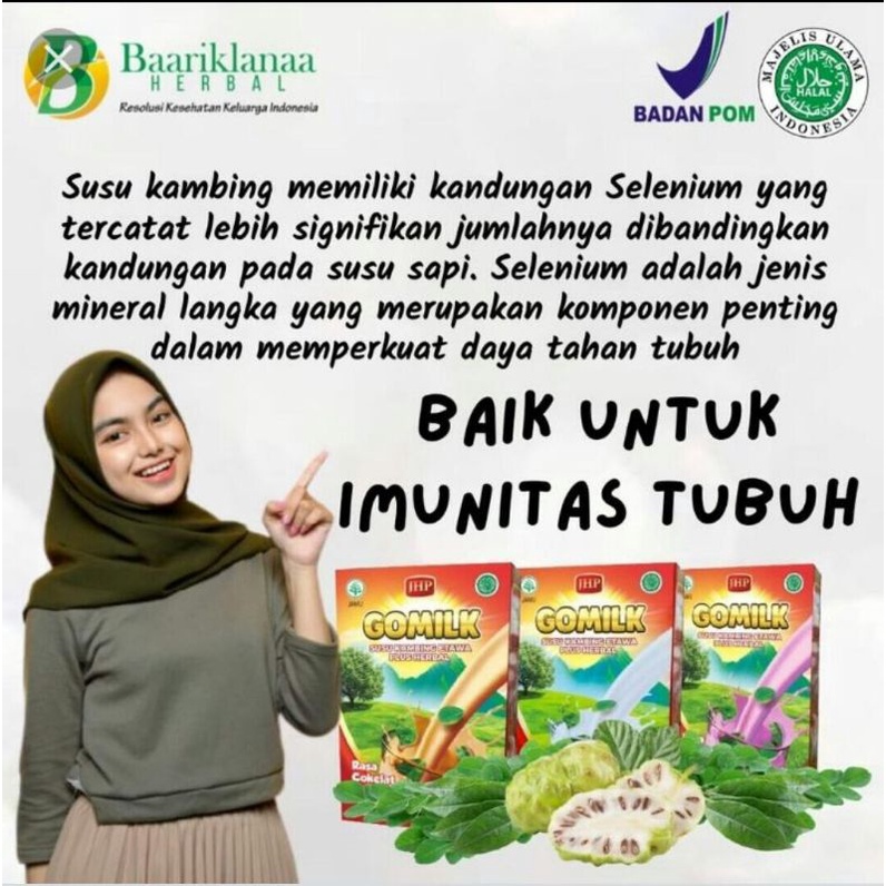 

GOMILK SUSU KAMBING ETAWA PLUS HERBAL