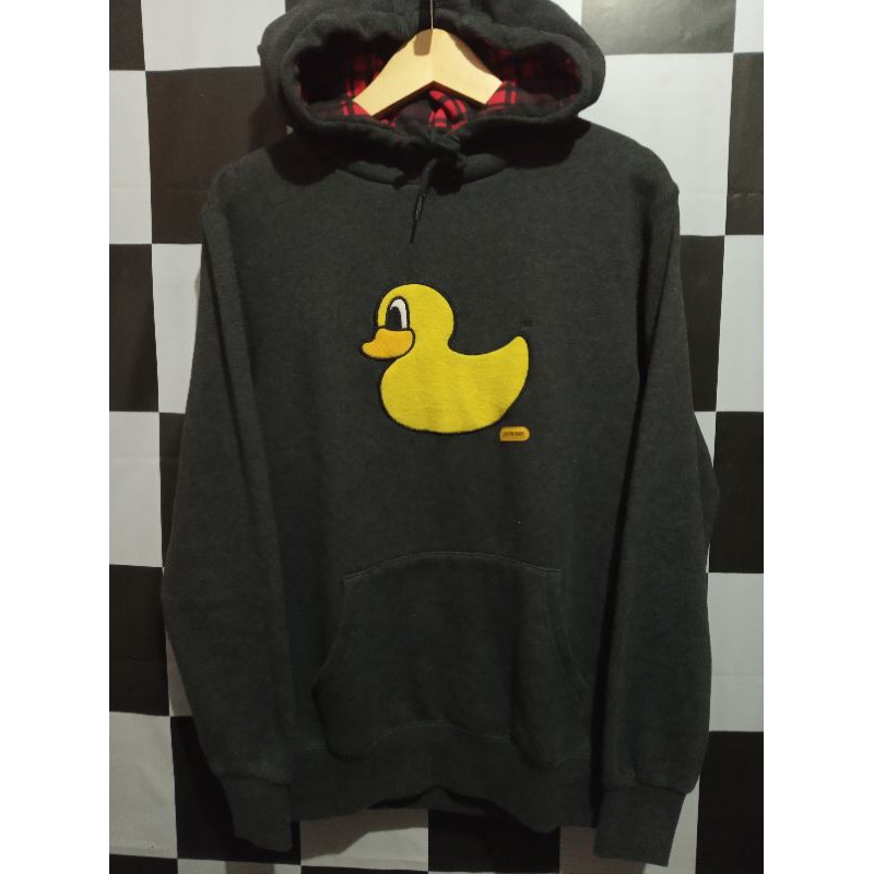 Pancoat Pop Duck Bebek Hoodie Dark Grey Size L