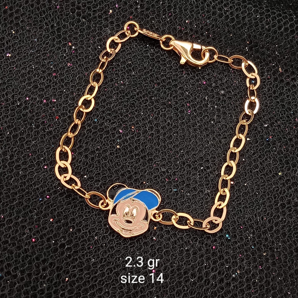 Gelang Emas 17K - Anak 2.3 gr Kadar 750 - 177