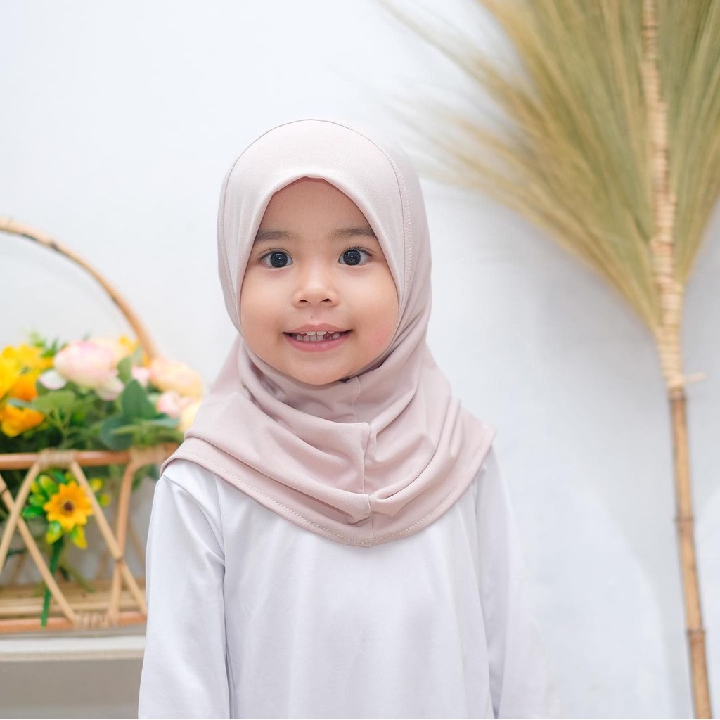 20+ WARNA (CLARISSA) Clarissa Hijab Baby 0-3th / Jilbab Anak Basic Jersey