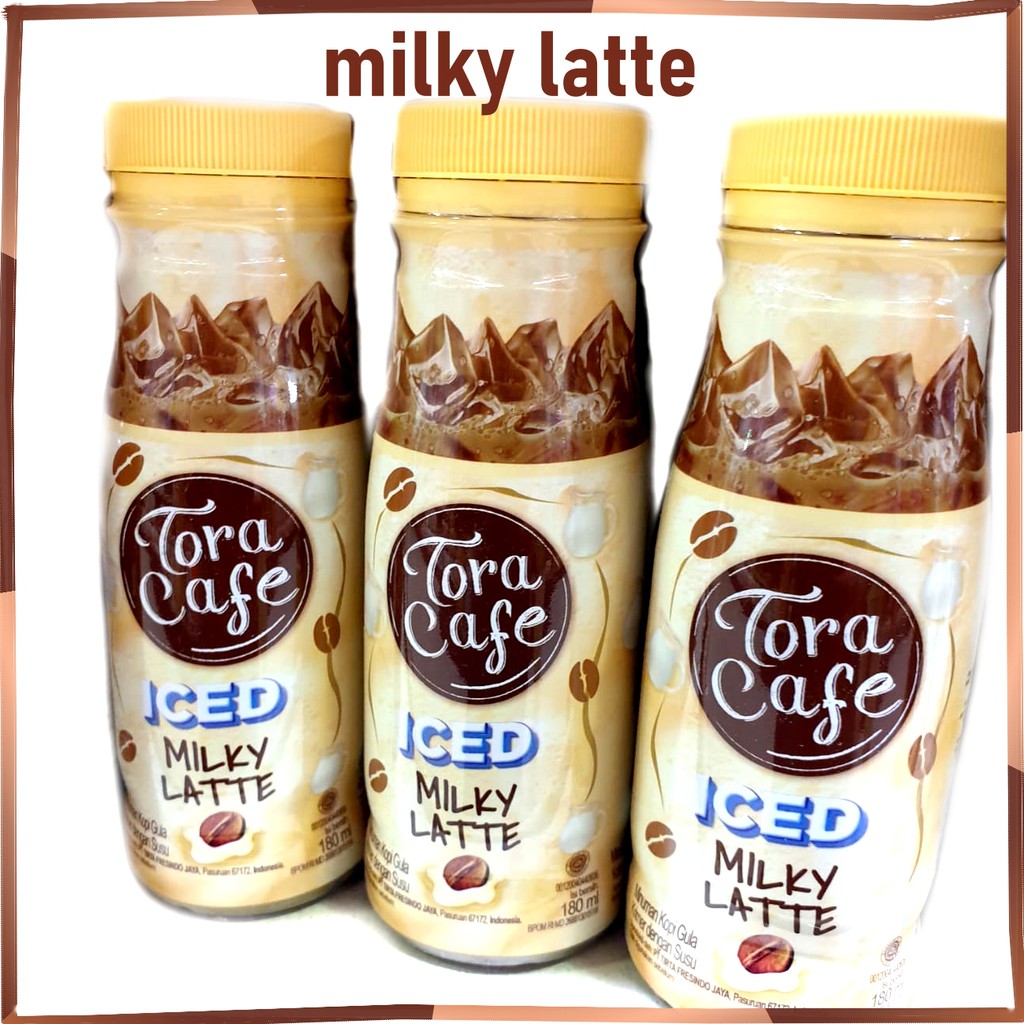 

tora cafe kopi toraja milky late 180ml iced milky latte 180ml