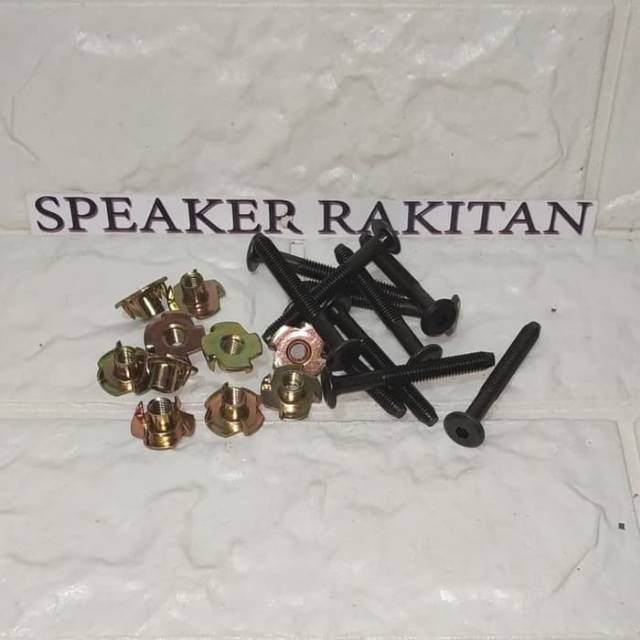 Baut Speaker 50mm + Mur Cakar (10set)