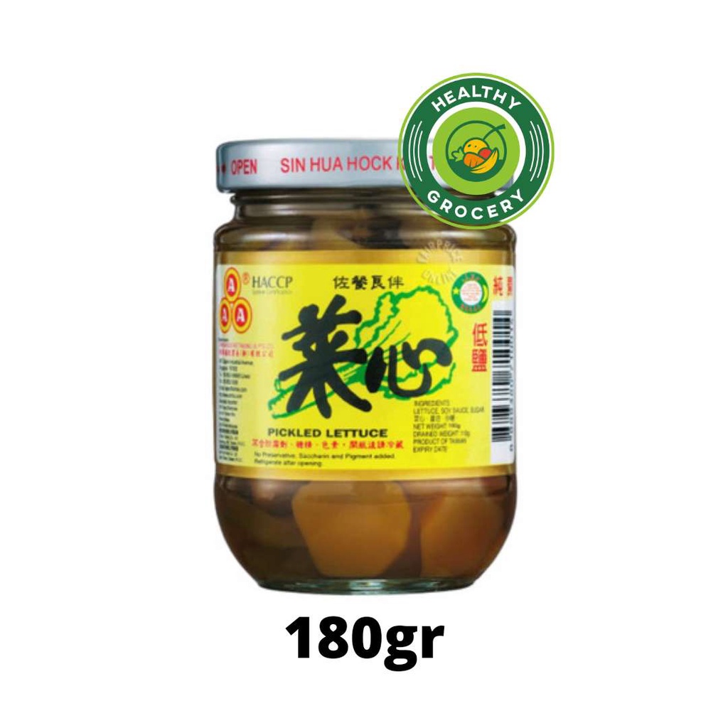 

AAA BRAND PICKLE Pickled Lettuce 180gr / Acar Selada / aaa letuce / aaa pickle letuce / aaa pickle letuce