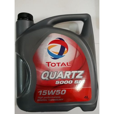 Total Oli Mesin 15W-50 4 Liter Untuk Bensin