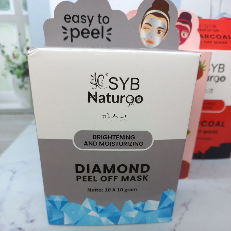 [1BOX] SYB NATURGO MASK ALL VARIAN ISI 10 SACHET EASY OF PEEL