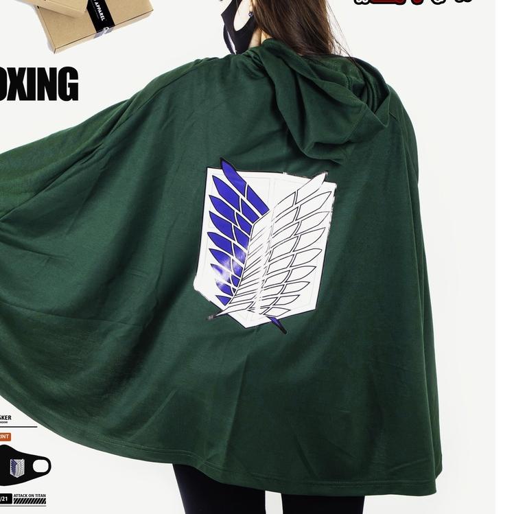 JUBAH ATTACK ON TITAN SNK (Shingeki no Kyojin) / Jubah AOT (ATTACK ON TITAN) Scouting Legion
