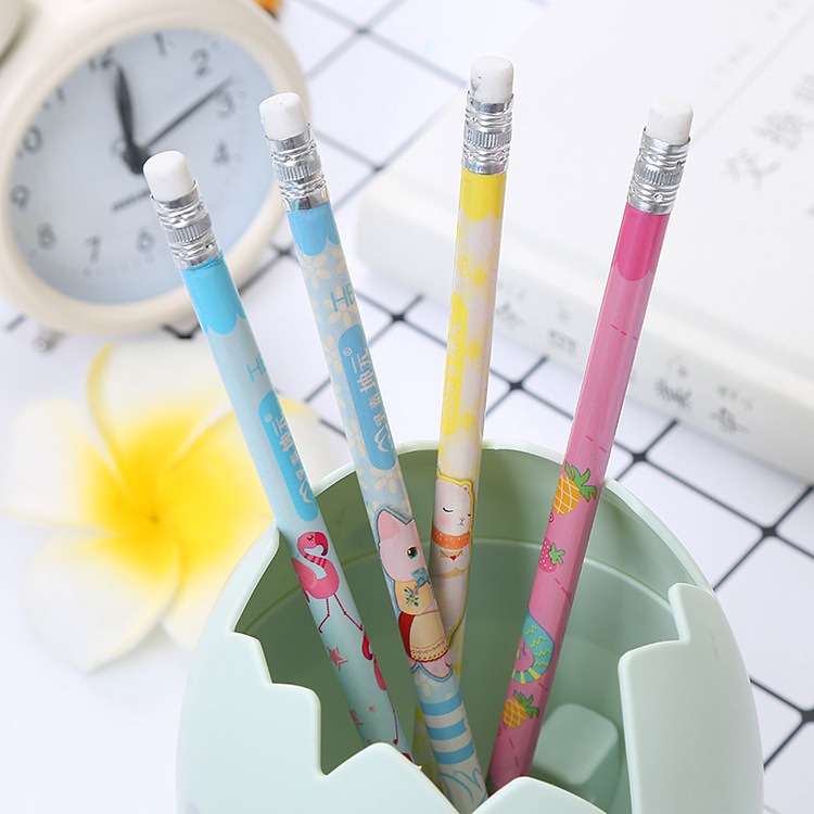 12pcs Pencil Pensil HB Penghapus OSM-ST0034