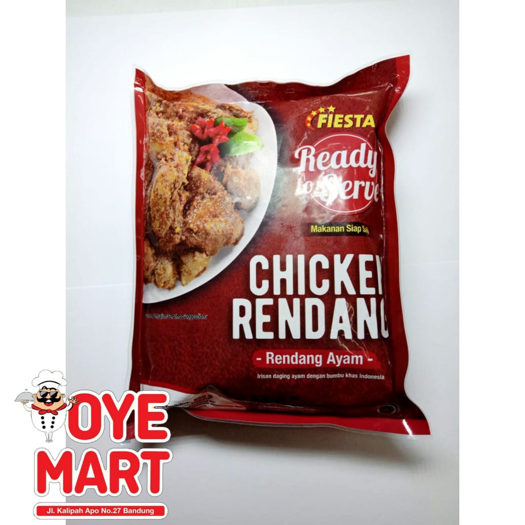 FIESTA READY TO SERVE CHICKEN RENDANG 300GR/AYAM RENDANG HARGA PROMO