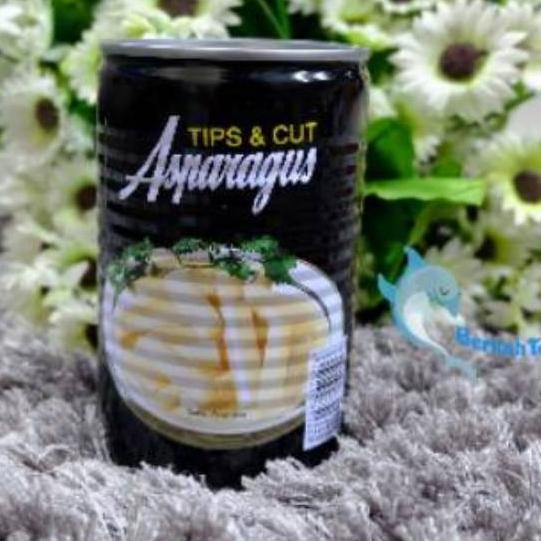 

(kode-655) Asparagus Kaleng 430gr / Asparagus Tips & Cut Potongan Red Boat Brand ^^