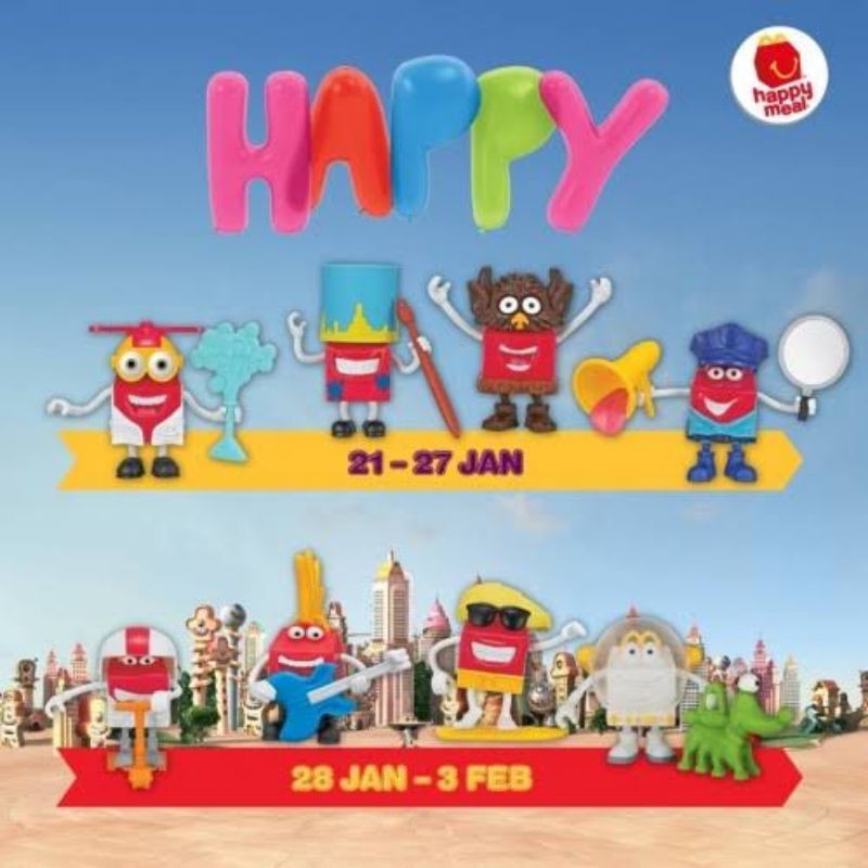 

Mr Happy Happy Meal Mcdonalds Mcd