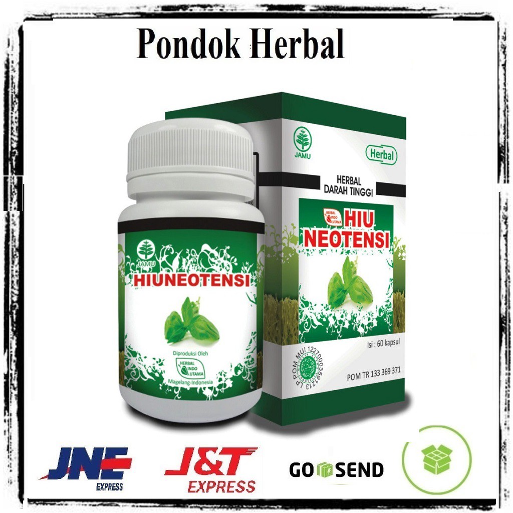 Jual Kapsul NEOTENSI HIU Obat Herbal Menurunkan Tekanan Darah Tinggi