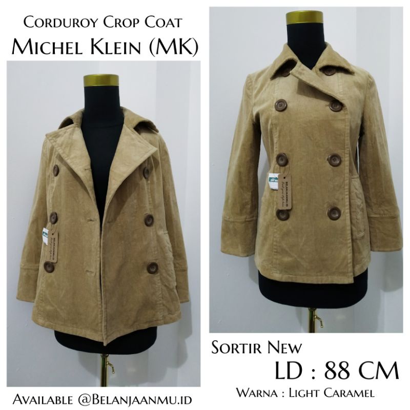 Trench Coat Michel Klein (MK) Premium / Crop Coat - Sortir New