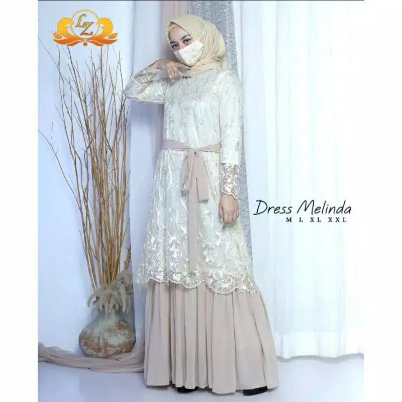 KEBAYA PESTA // GAMIS KOMBINASI CERUTY //SERAGAMAN PESTA