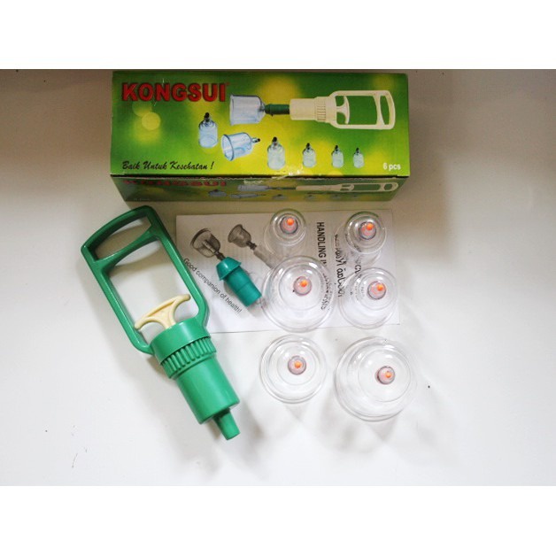 Alat Bekam Kop Angin Ampuh Mengeluarkan Penyakit - 1 Set isi 6 Pcs