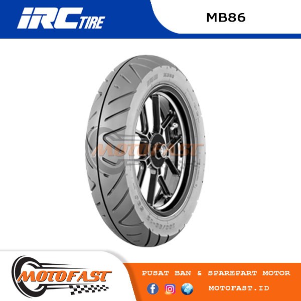 BAN MOTOR IRC TUBELESS 100/90-12 MB86 ALL NEW SCOOPY 2018 DPN