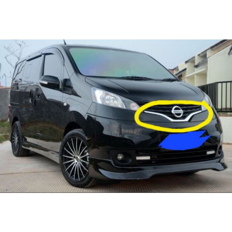 lis gril grille grill depan nissan evalia bahan
