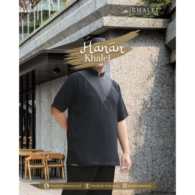 HANAN Koko Jetblack • Pasangan Gamis Isvara • Khadijah Indonesia #dhiyasyari #khadijahindonesia