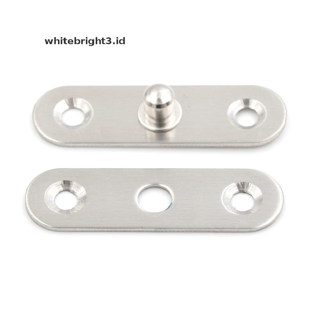 (whitebright3.id) Engsel Pintu Putar 360 Derajat Bahan Stainless Steel Ukuran 56mm
