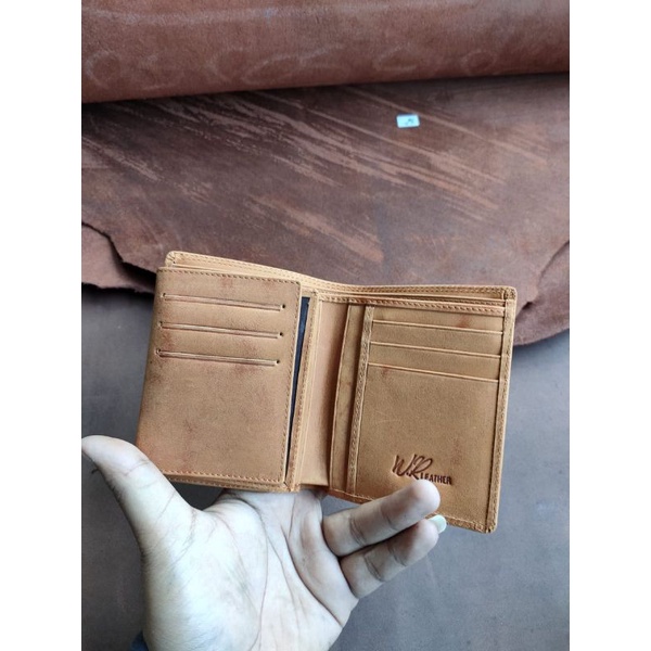 Dompet Lipat 3/4 Wr.Leather Kulit Sapi Asli