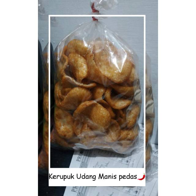 

Kerupuk udang manis pedas dan Emping manis pedas