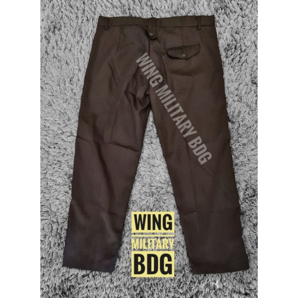 CELANA PDH SATPAM POLISI COKELAT