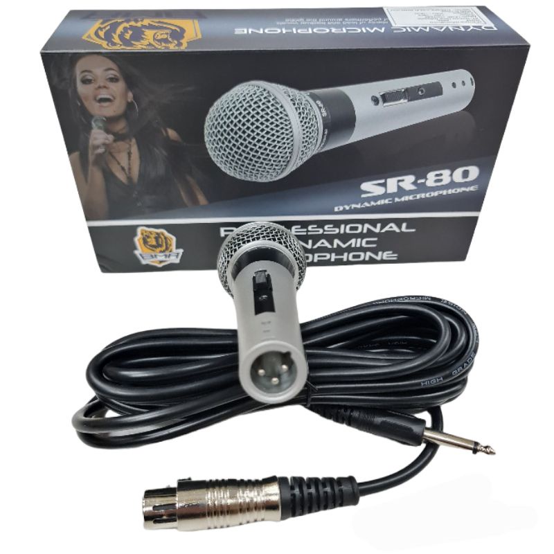 Microphone BMA SR-80 Mic Vocal BMA SR 80 Microphone BMA Dynamic