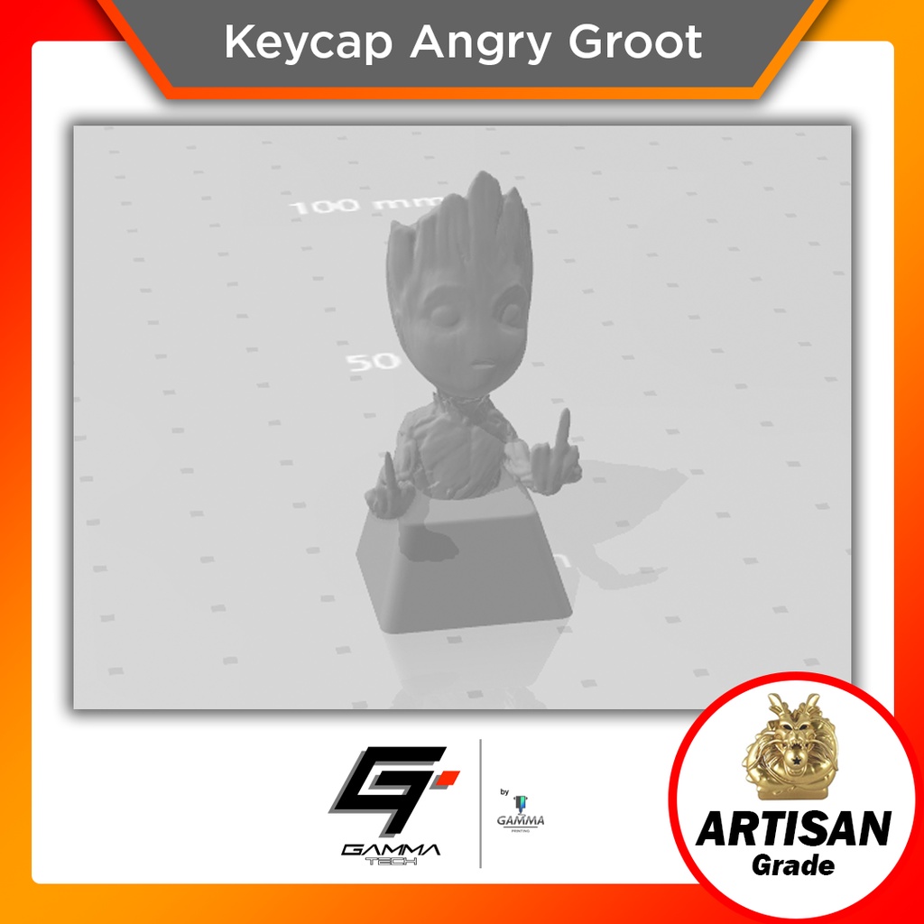 Angry Groot Artisan Keycap / Keycaps Mechanical Keyboard