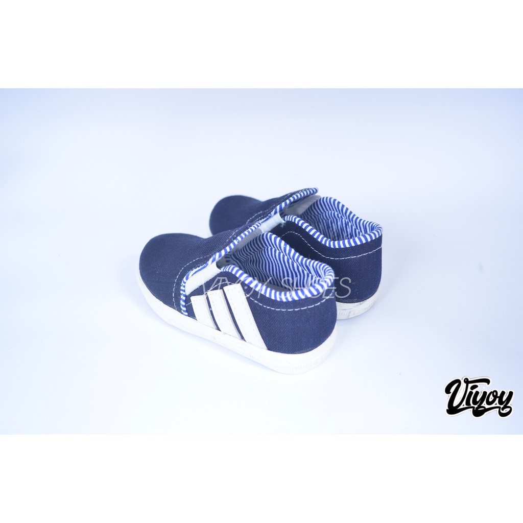 Sepatu Anak Slip On Sport Denim Murah Sepatu Anak kece dan Gaul