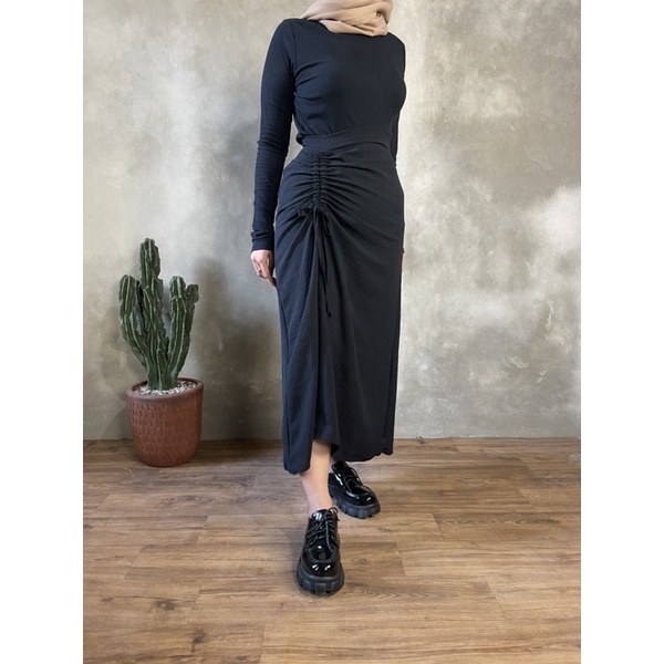 Rok Serut | Rok Serut Crinklle | Rok Serut Casual Flowy | Korean Skirt
