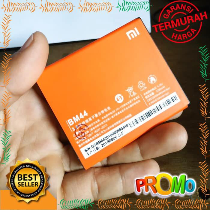 BATERAI XIAOMI REDMI 2 PRIME BM44 ORIGINAL BATERAI BM44