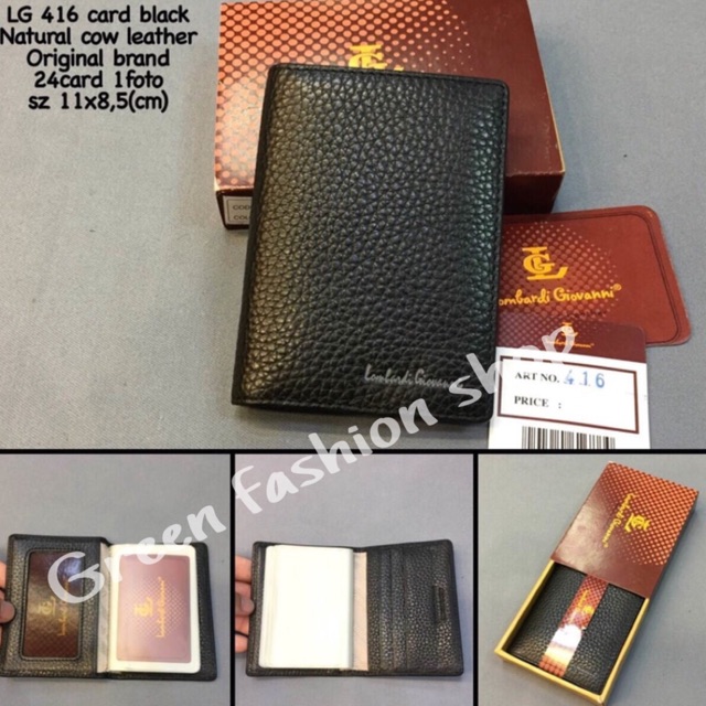 Dompet kartu lombardi giovanni 416 black
