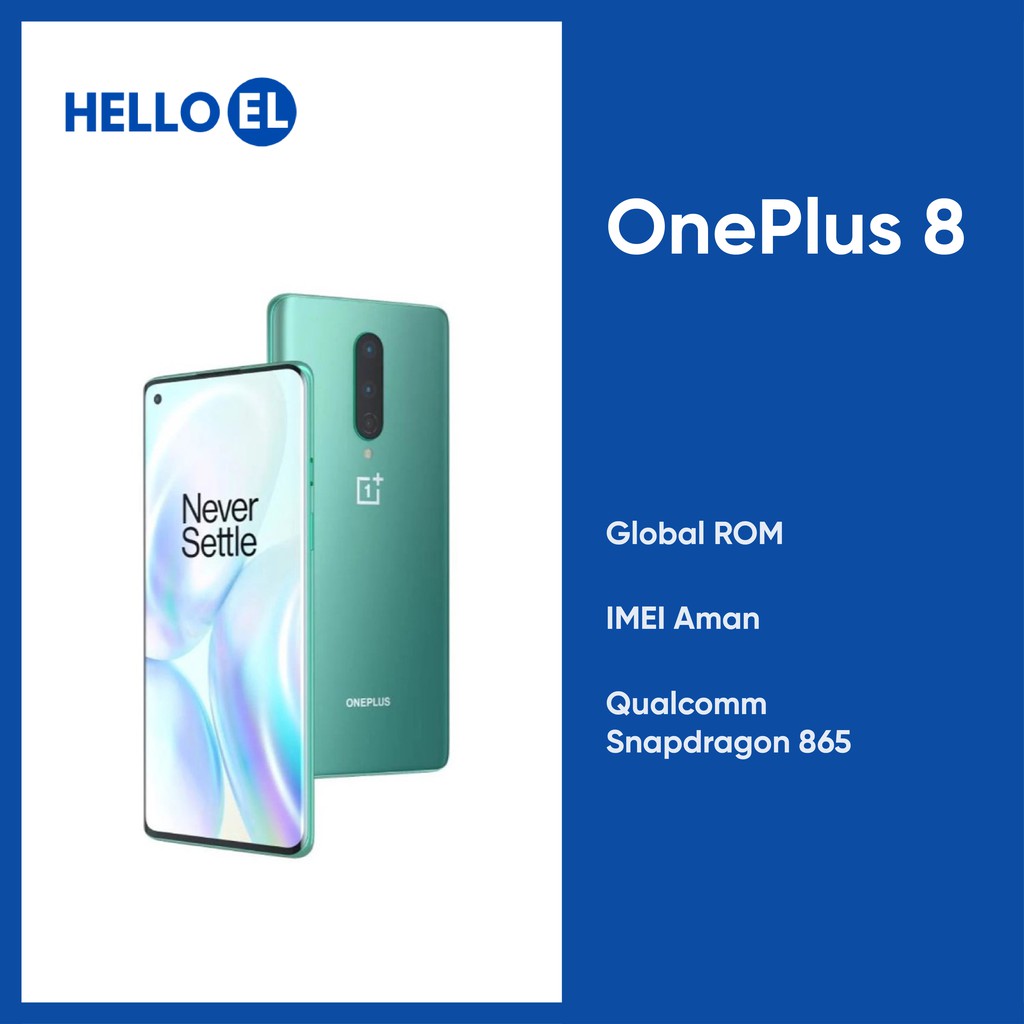 [Baca Deskripsi] DP OnePlus 8 5G Snapdragon 865 Global Version (IMEI sudah diregistrasi)